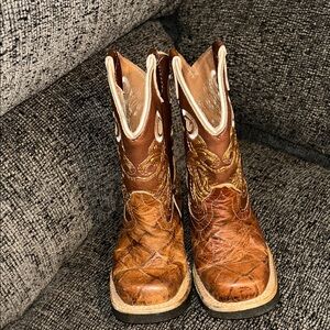 Kids Western Embroidered Boots